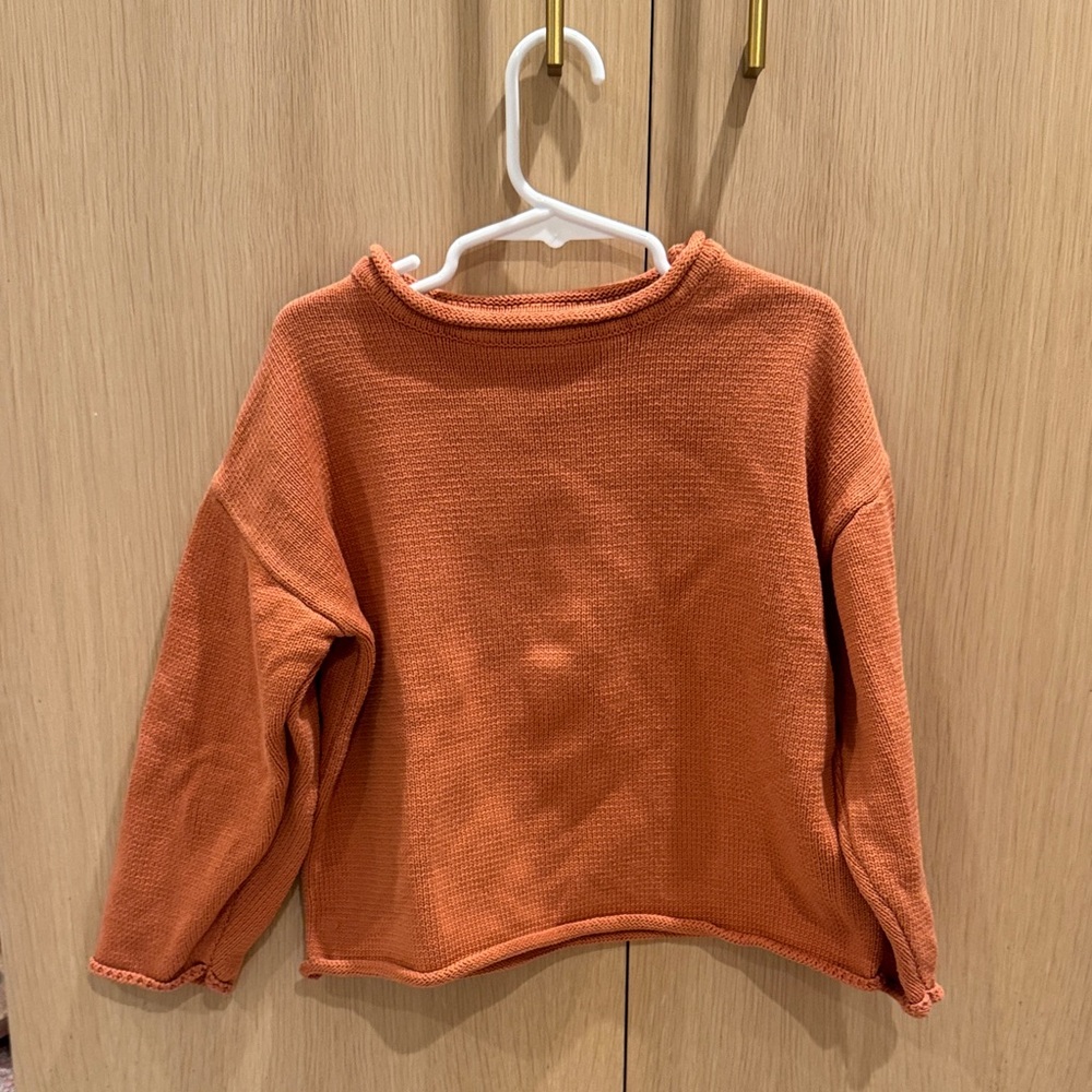 Winnie and Crew Burnt Orange Wide Leg set. 4T. New without tags.